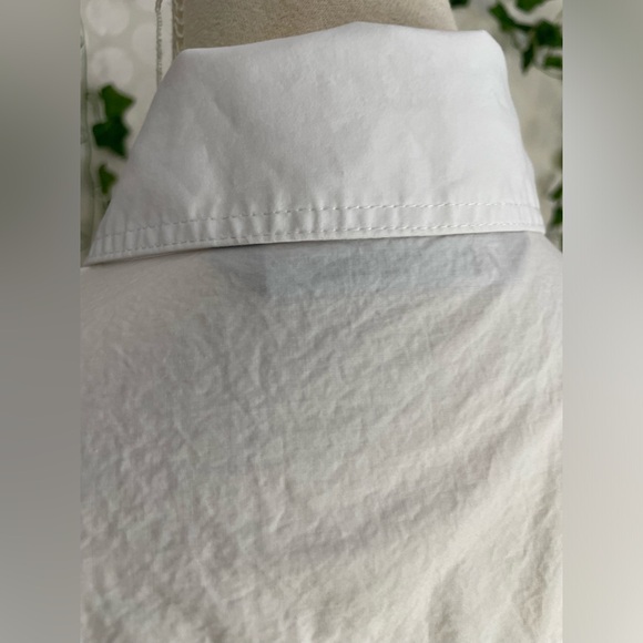 ZARA WHITE SHIRT WOMEN, Basic, pocket 100% cotton SIZE S - Picture 5 of 16